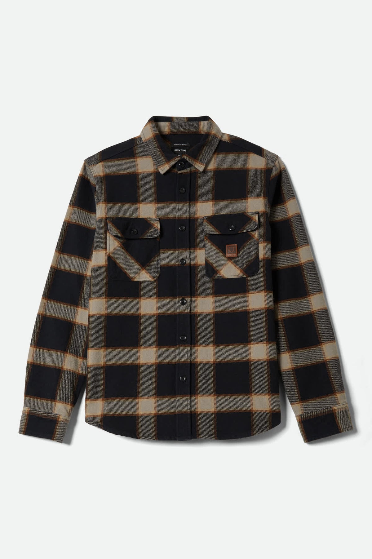Men's Bowery Heavyweight Flannel in Black/Cream