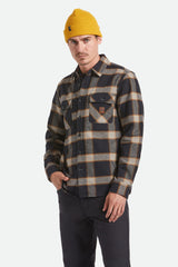 Men's Bowery Heavyweight Flannel in Black/Cream