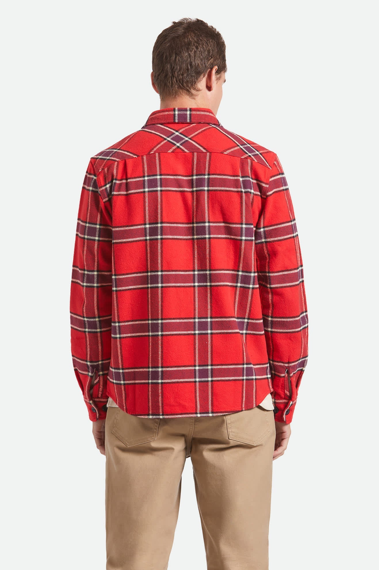 Men's Bowery Heavyweight Flannel in Adrenaline Rush