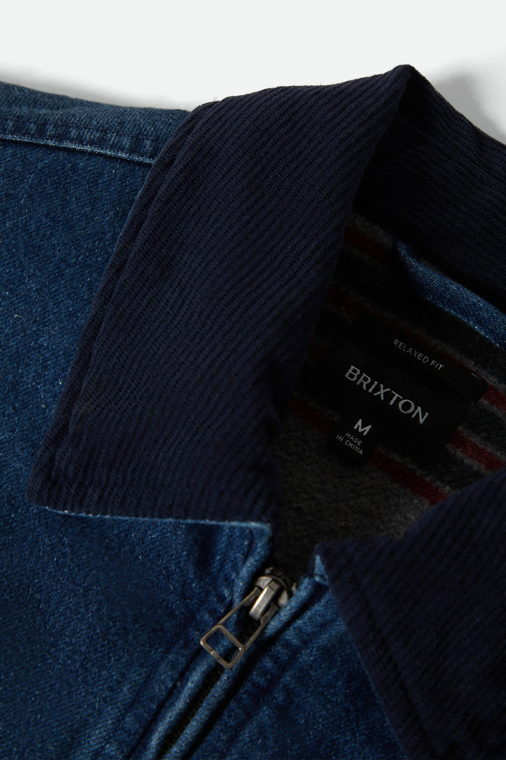 Men's Altered Threads Lined Garage Jacket in Medium Wash Denim