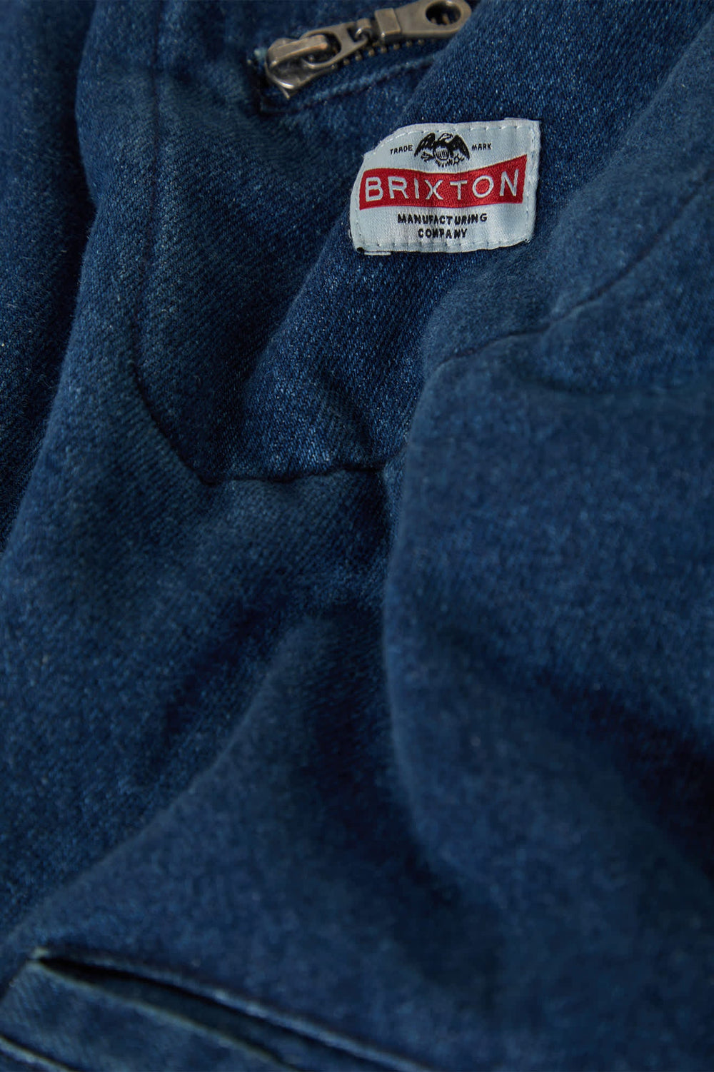 Men's Altered Threads Lined Garage Jacket in Medium Wash Denim