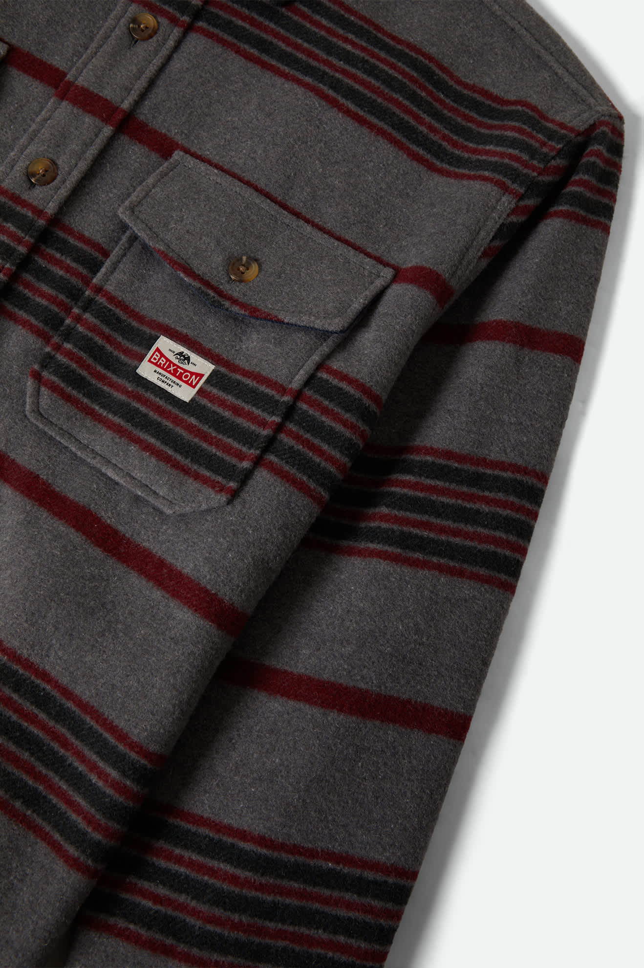 Men's Altered Threads Overshirt in Multi Blanket Stripe