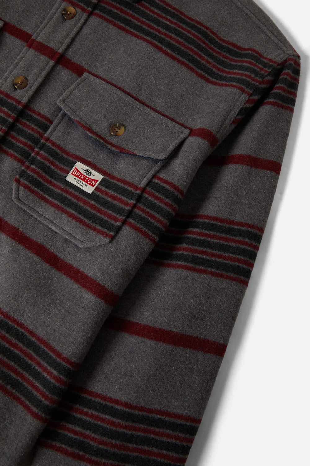 Men's Altered Threads Overshirt in Multi Blanket Stripe