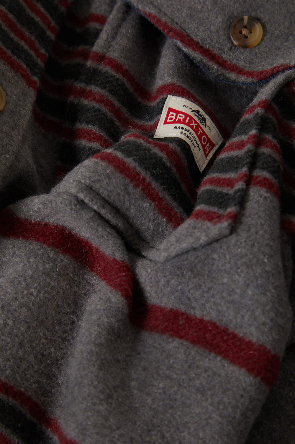 Men's Altered Threads Overshirt in Multi Blanket Stripe