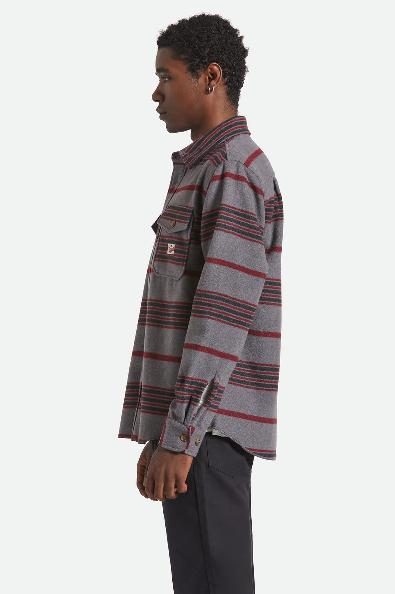 Men's Altered Threads Overshirt in Multi Blanket Stripe