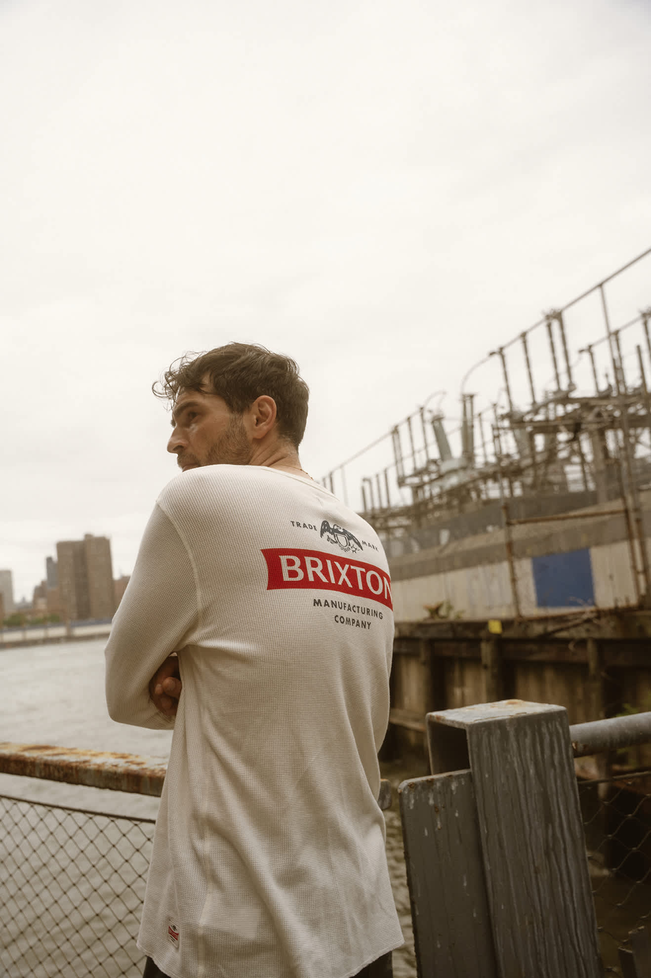 Men's Altered Threads Long Sleeve Thermal in Off White