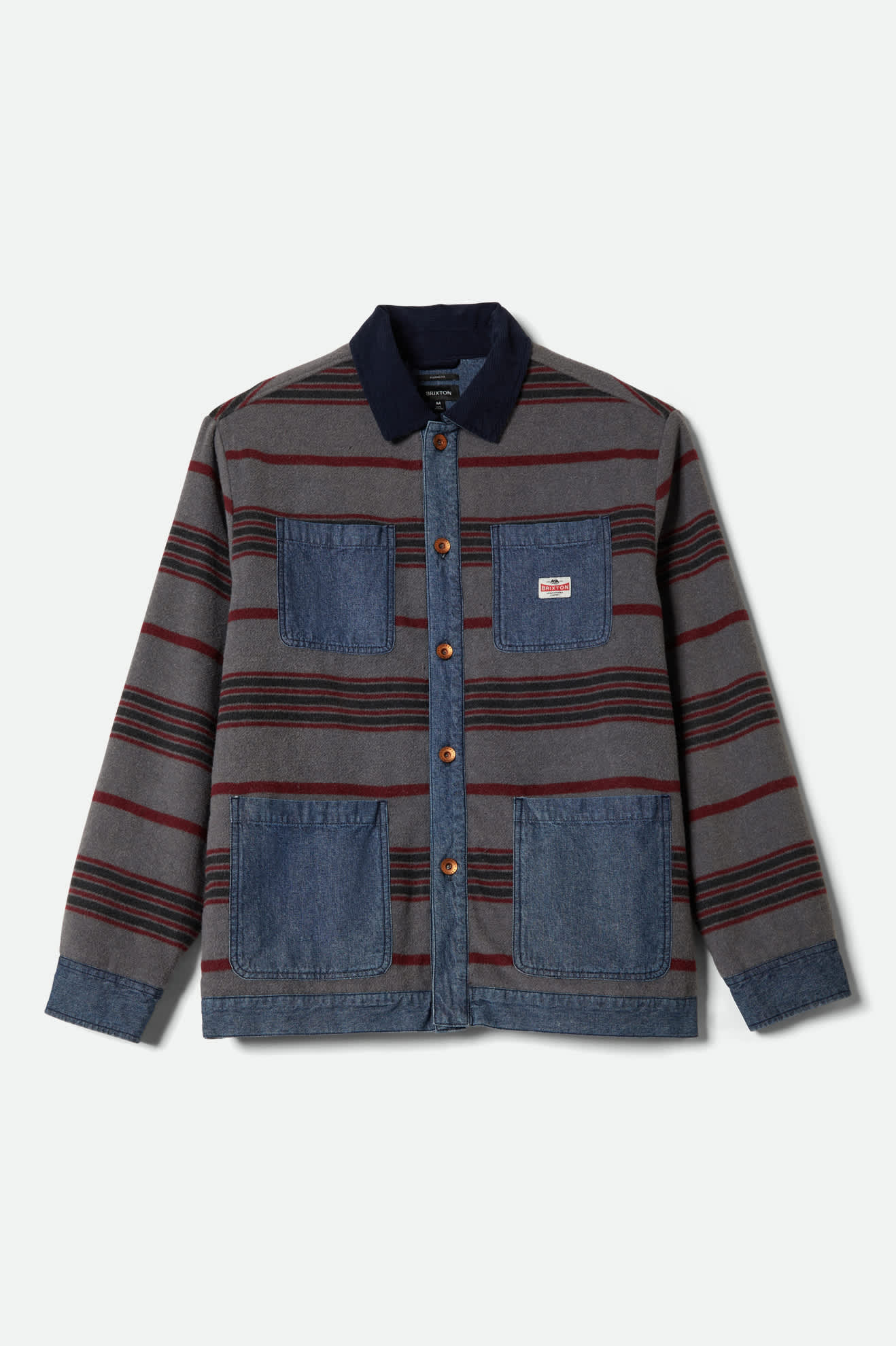 Men's Altered Threads Chore Coat in Medium Wash Denim