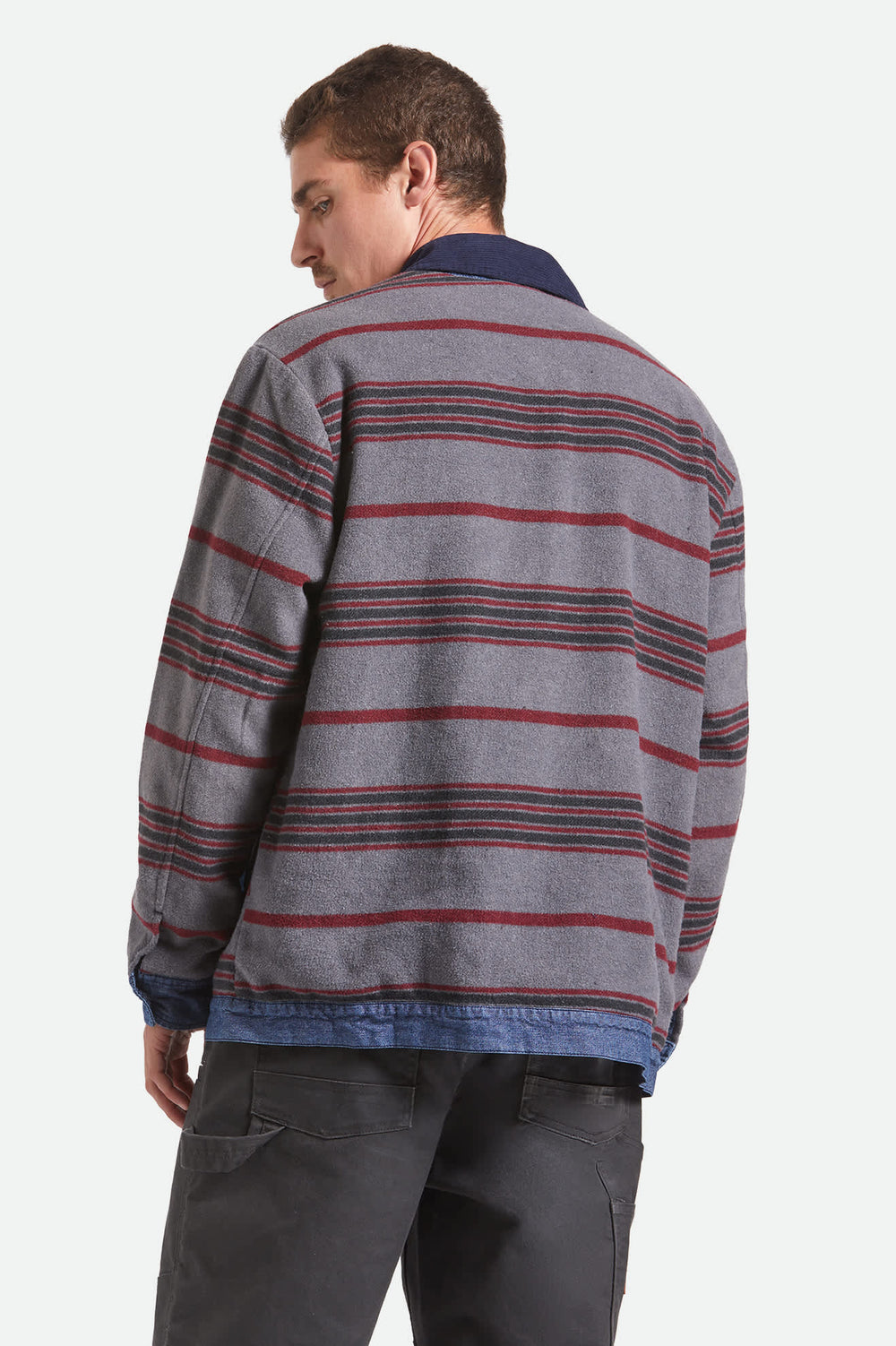 Men's Altered Threads Chore Coat in Medium Wash Denim