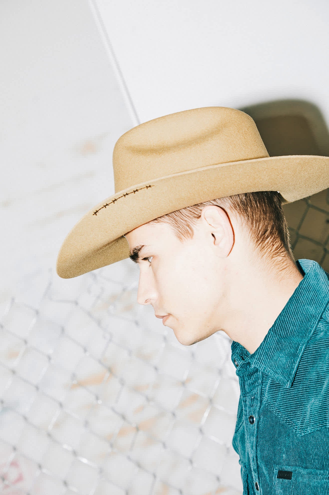 Unisex Laredo Branded Cowboy Hat in Antique Bronze