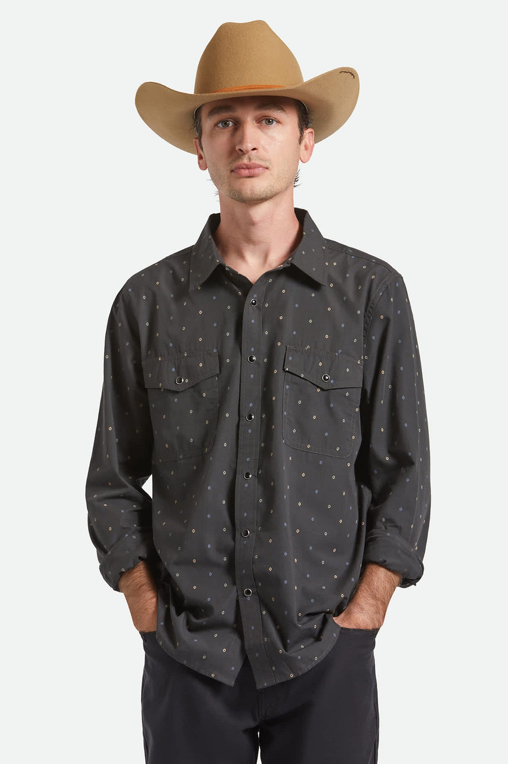 Unisex Laredo Branded Cowboy Hat in Antique Bronze