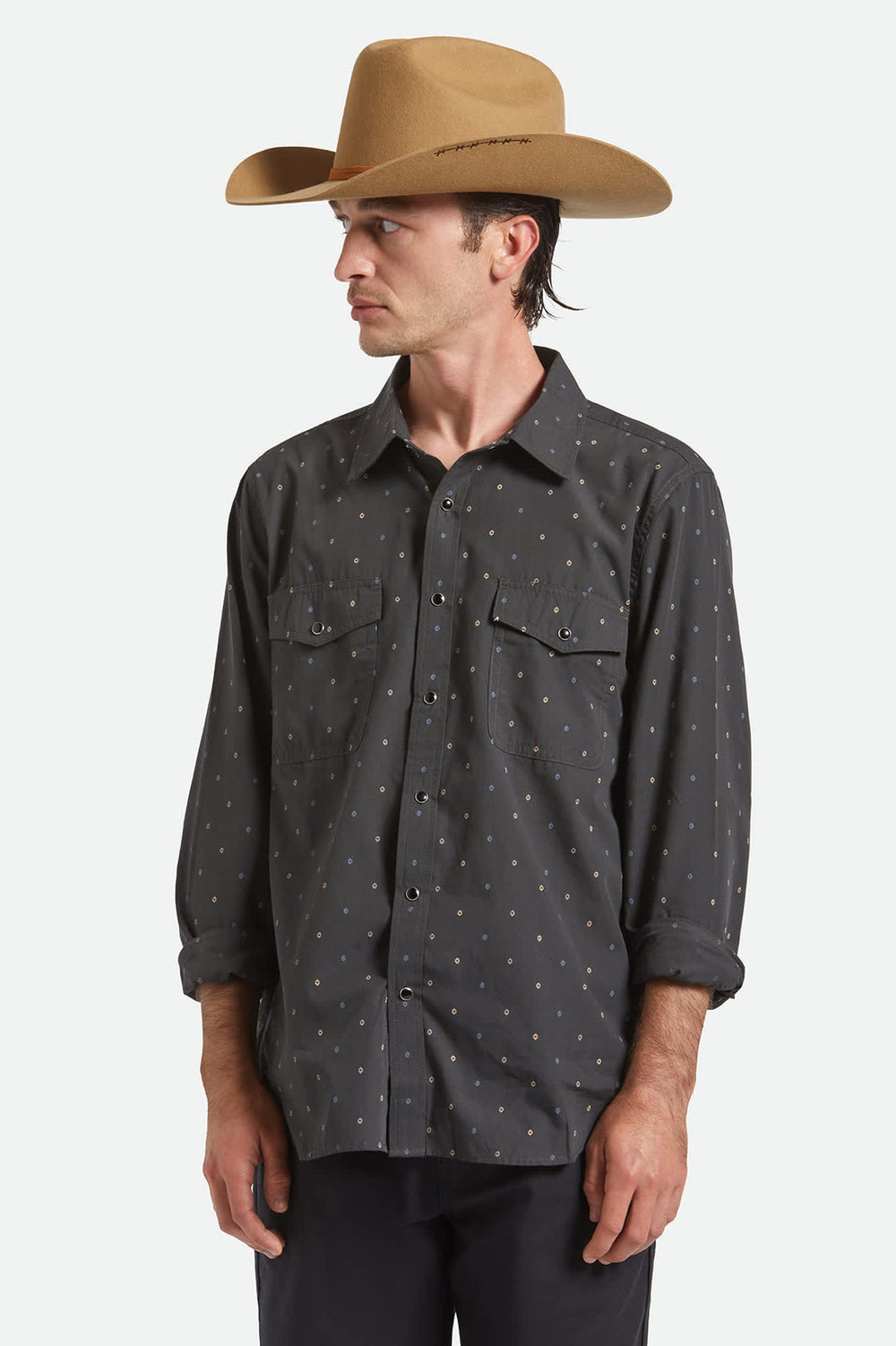 Unisex Laredo Branded Cowboy Hat in Antique Bronze