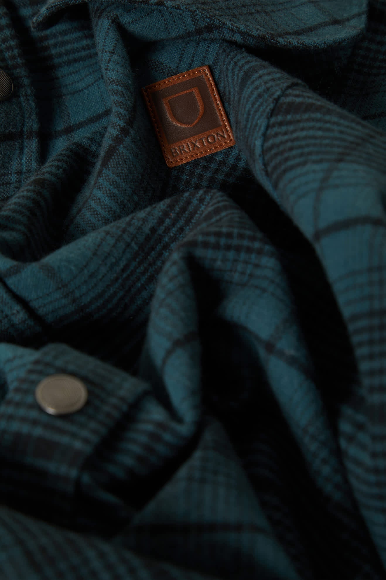 Men's Builders Bowery Performance Flannel in Night Sage/Black