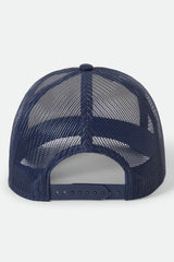 Unisex Horseshoe Trucker Hat in Washed Navy