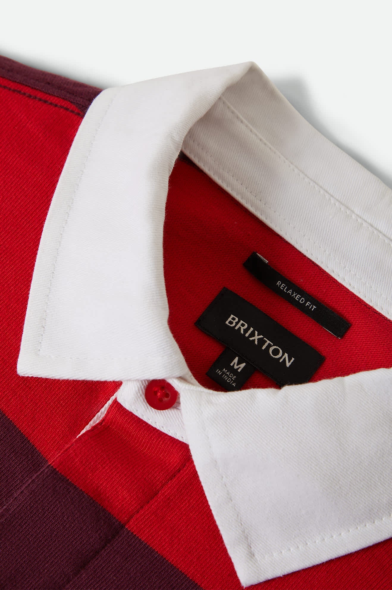 Men's Union Heavyweight Rugby Polo in Adrenaline Rush/Port