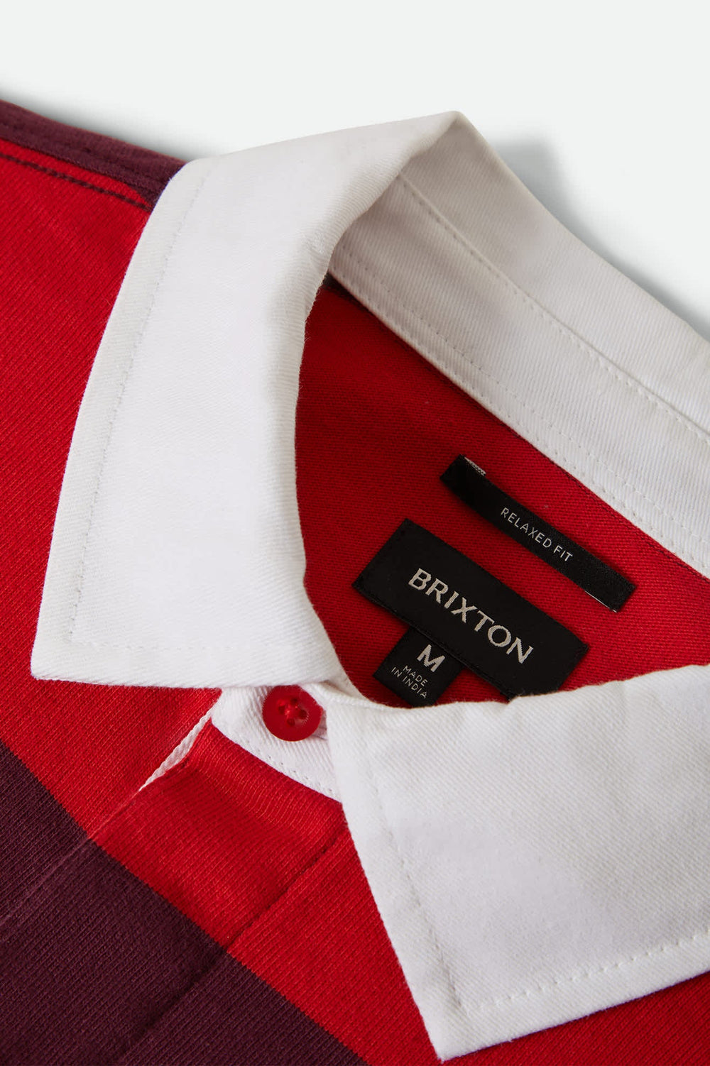 Men's Union Heavyweight Rugby Polo in Adrenaline Rush/Port