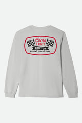 Men's Coors Light Pit Stop Long Sleeve Standard T-Shirt in Silver