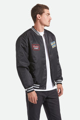 Men's Coors Light Silver Speed Shop Jacket in Black/Silver