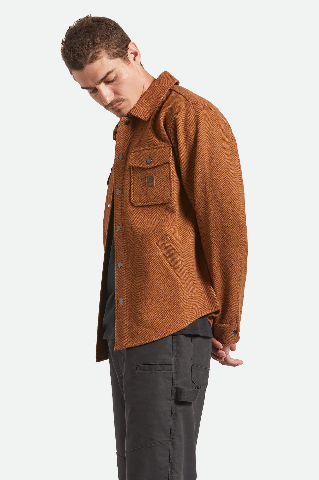 Men's Durham Brushed Menswear Jacket in Brushed Pinecone