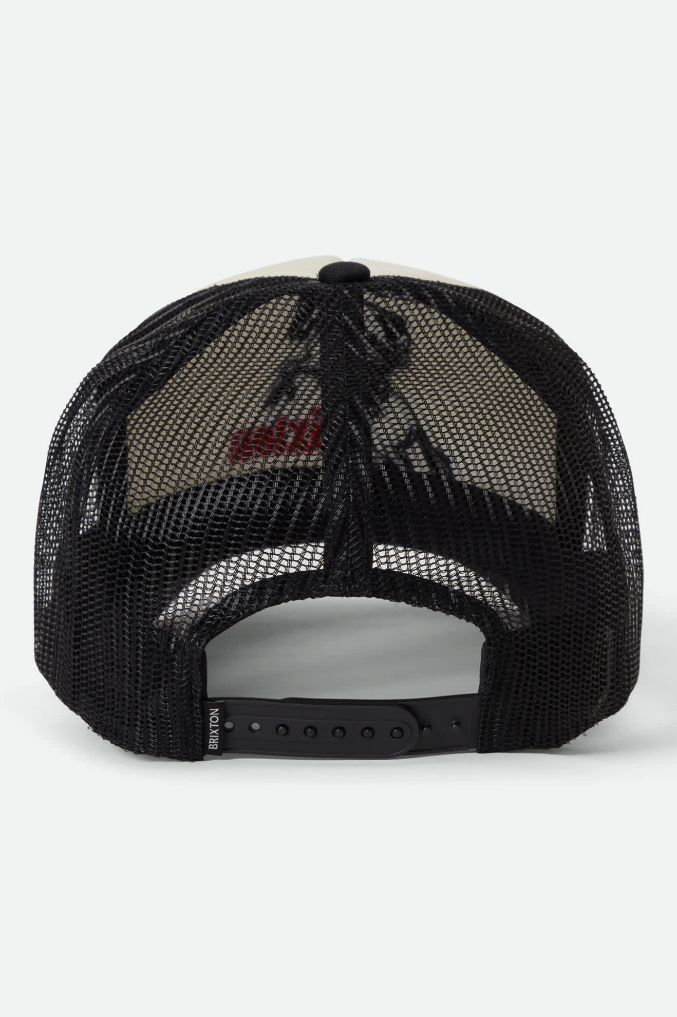 Women's Ranching Club Netplus Trucker Hat in Black/Off White