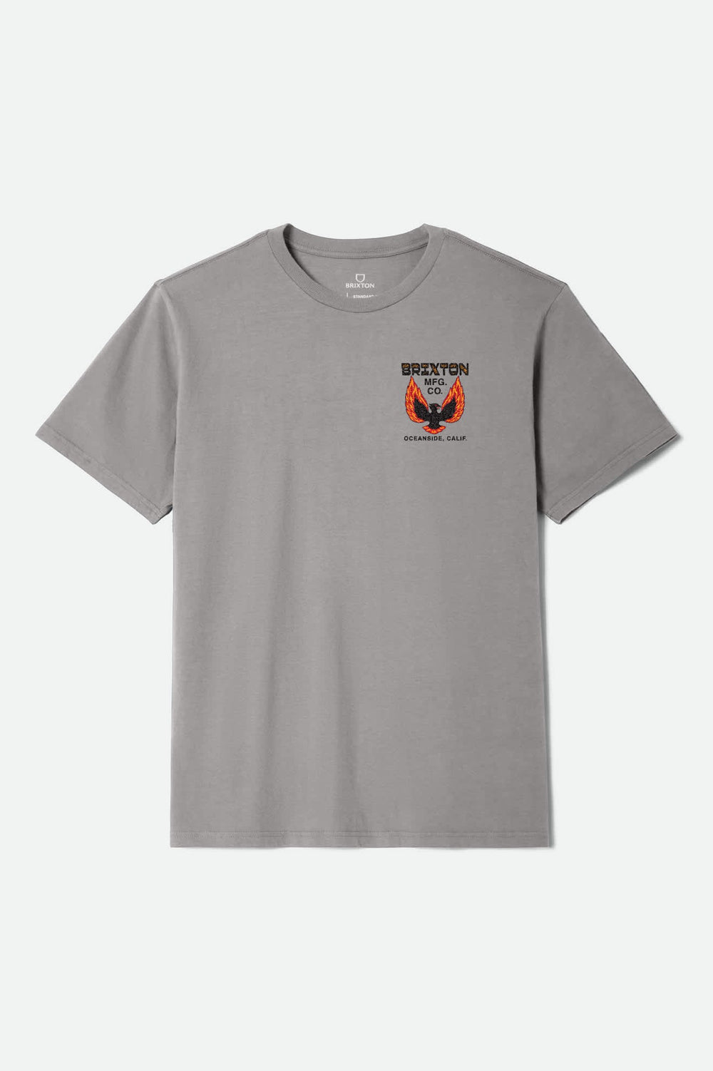 Men's Garvey Short Sleeve Tailored T-Shirt in Heather Grey