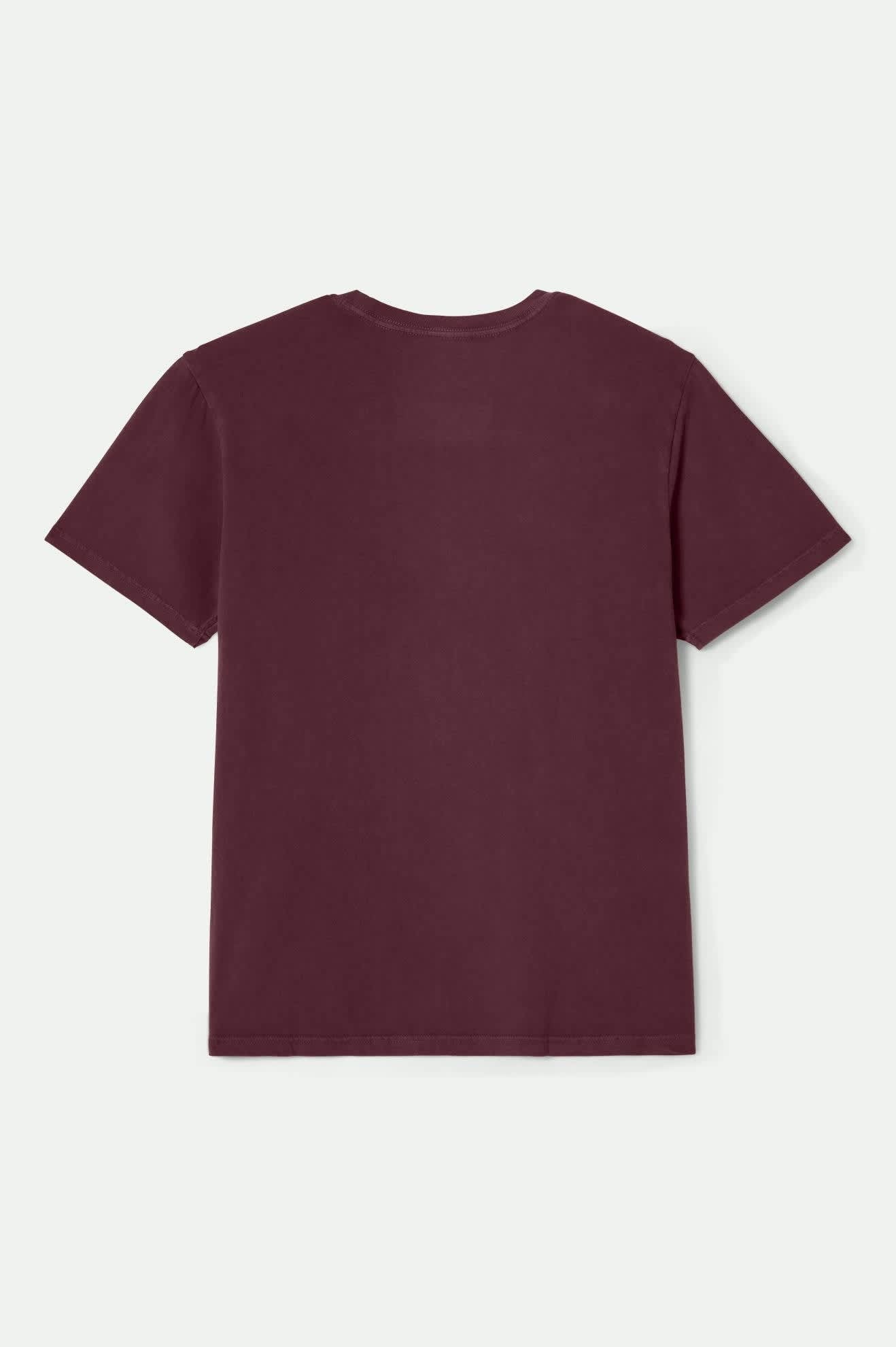 Men's Gallop Short Sleeve Standard T-Shirt in Port Worn Wash