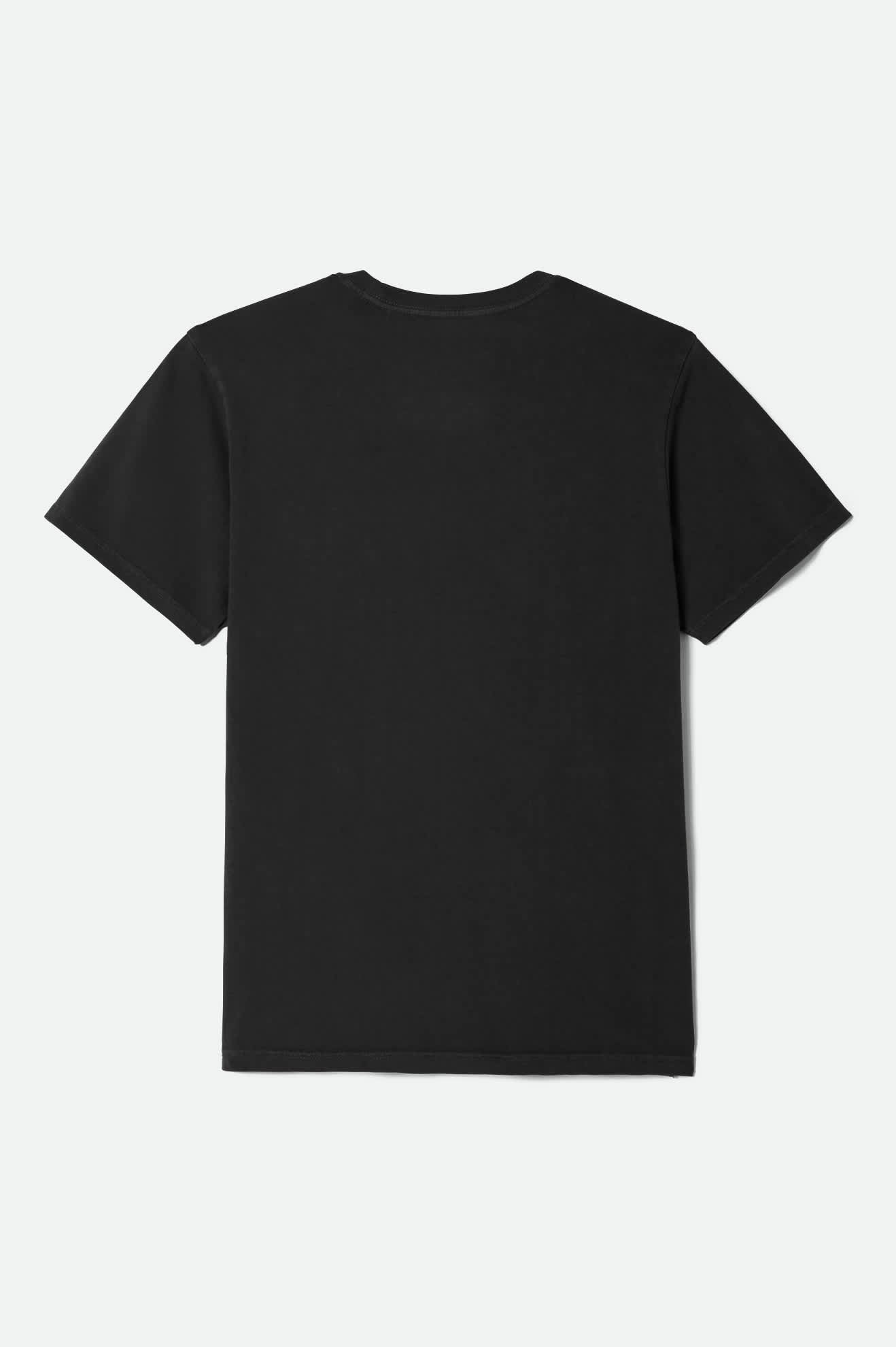 Men's Gallop Short Sleeve Standard T-Shirt in Black Worn Wash