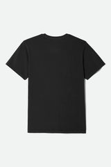 Men's Gallop Short Sleeve Standard T-Shirt in Black Worn Wash