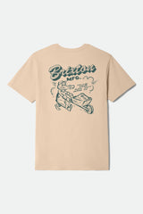 Men's Dig It Short Sleeve Standard T-Shirt in Cream