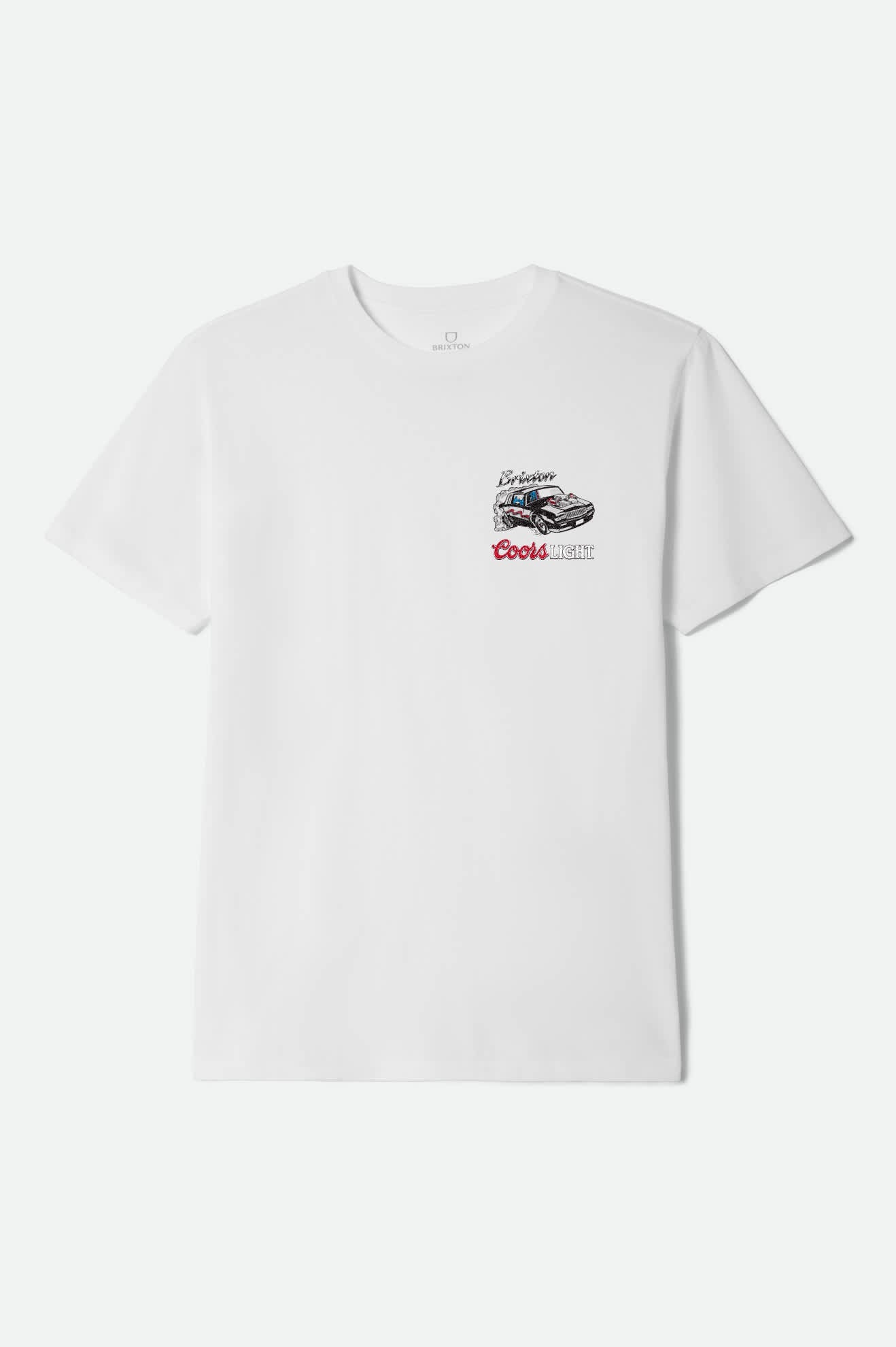 Men's Coors Light Raceway Short Sleeve Standard T-Shirt in White