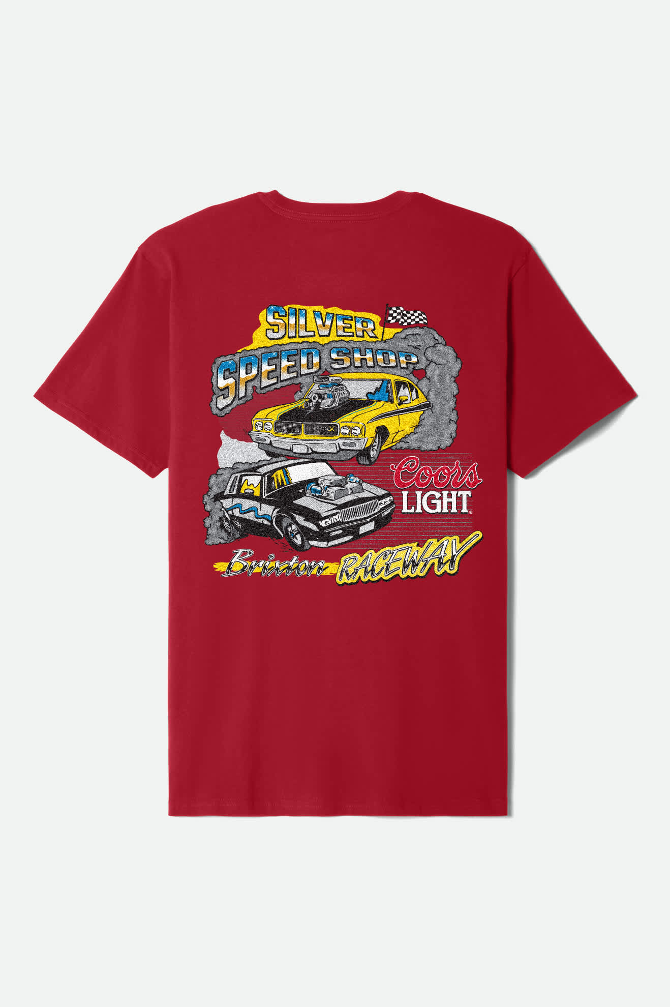 Men's Coors Light Raceway Short Sleeve Standard T-Shirt in Coors Red
