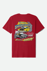 Men's Coors Light Raceway Short Sleeve Standard T-Shirt in Coors Red