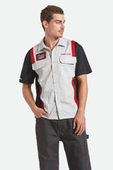 Men's Coors Light Shake Down Short Sleeve Shirt in Silver/Black