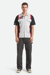 Men's Coors Light Shake Down Short Sleeve Shirt in Silver/Black