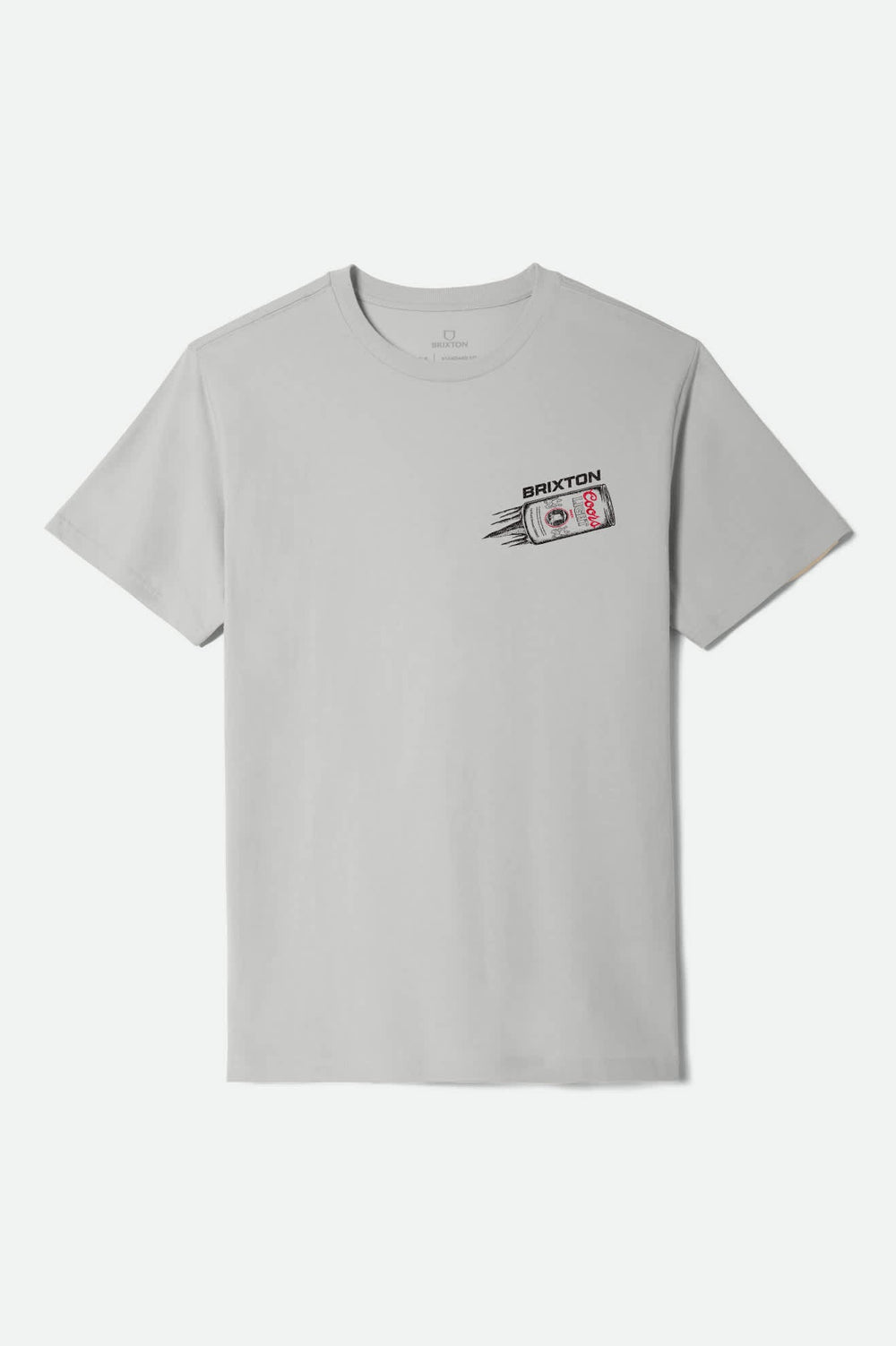 Men's Coors Light Silver Speed Short Sleeve Standard T-Shirt in Silver