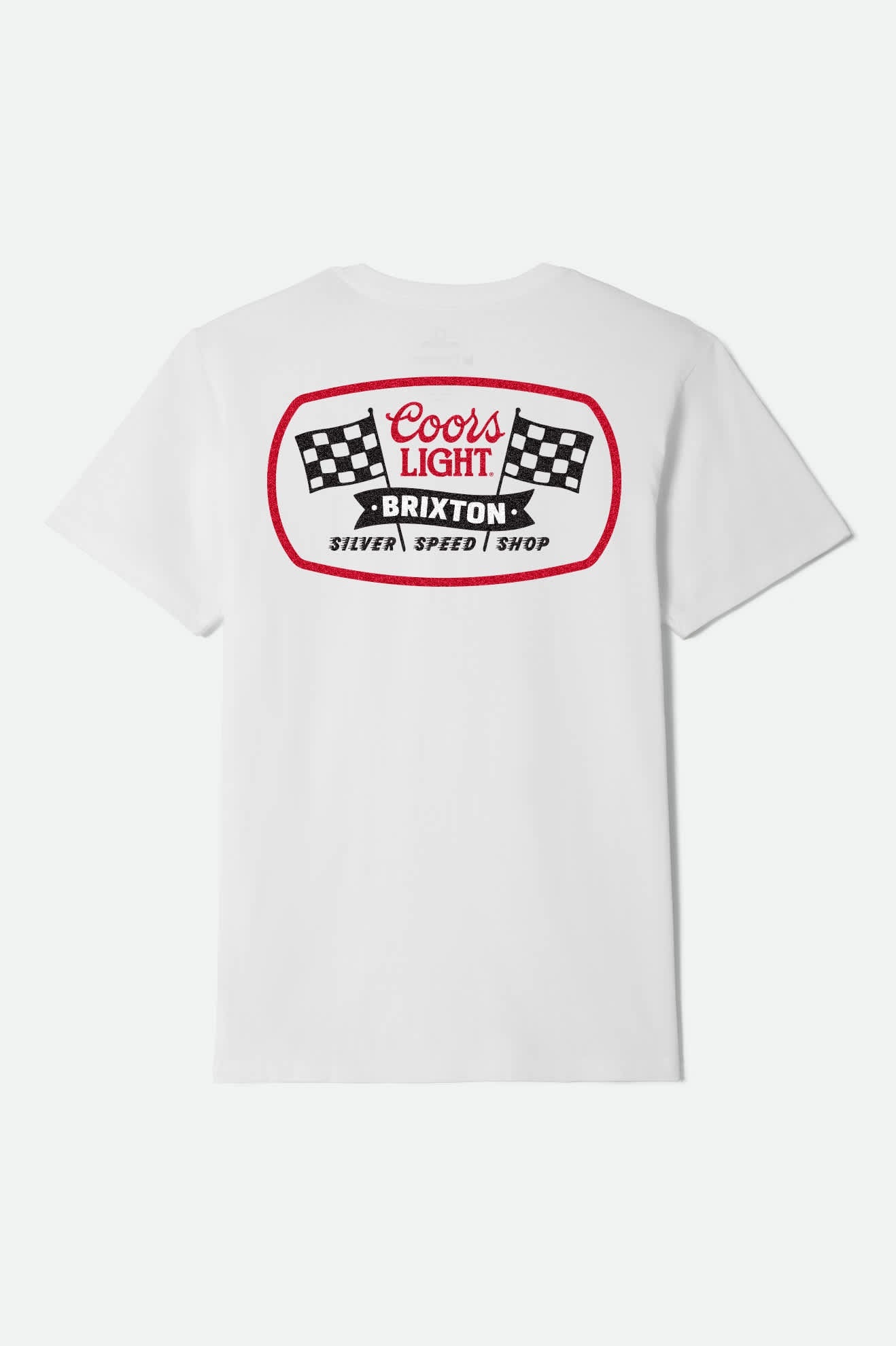 Men's Coors Light Pit Stop Short Sleeve Standard T-Shirt in White