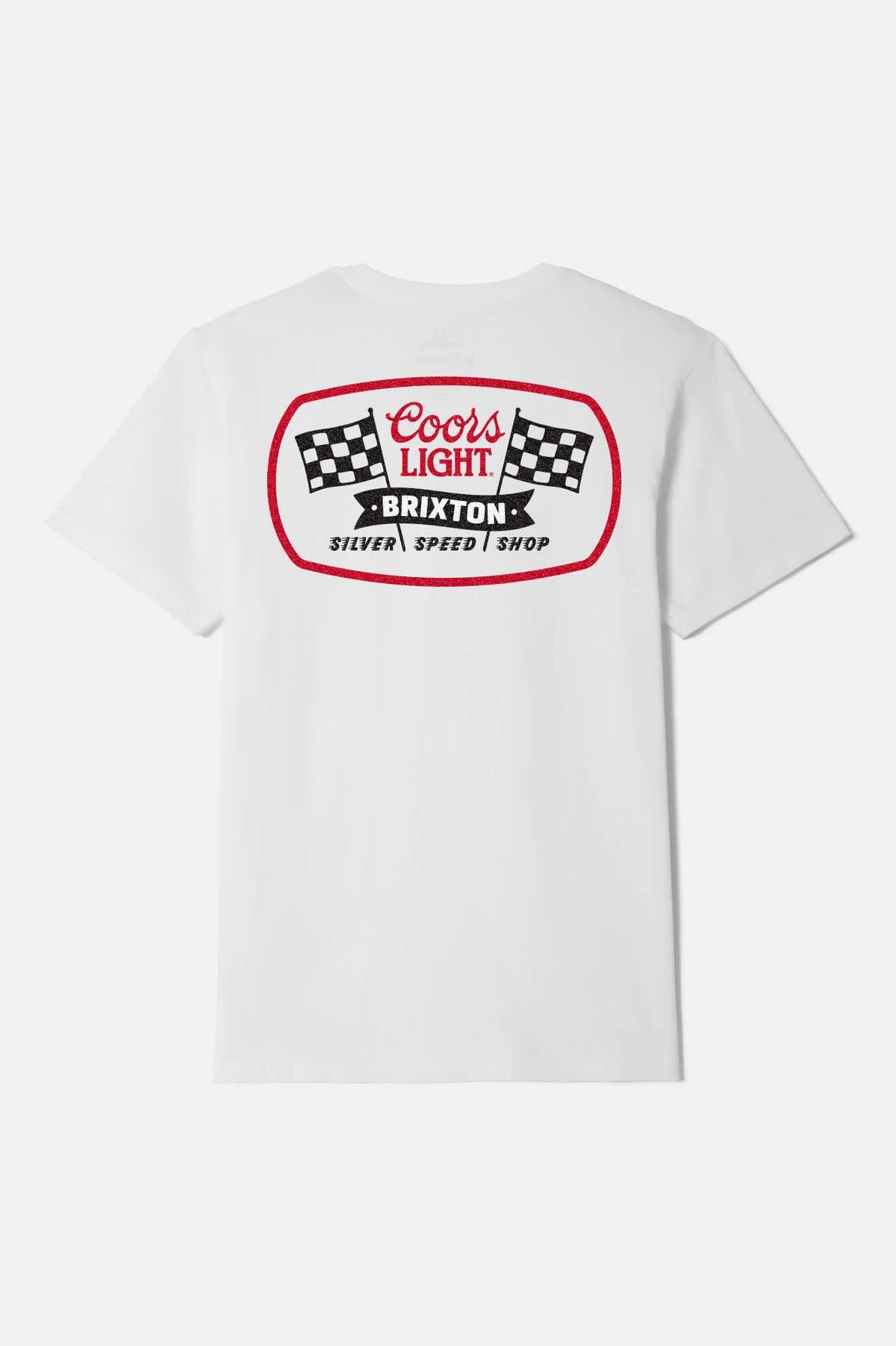 Men's Coors Light Pit Stop Short Sleeve Standard T-Shirt in White