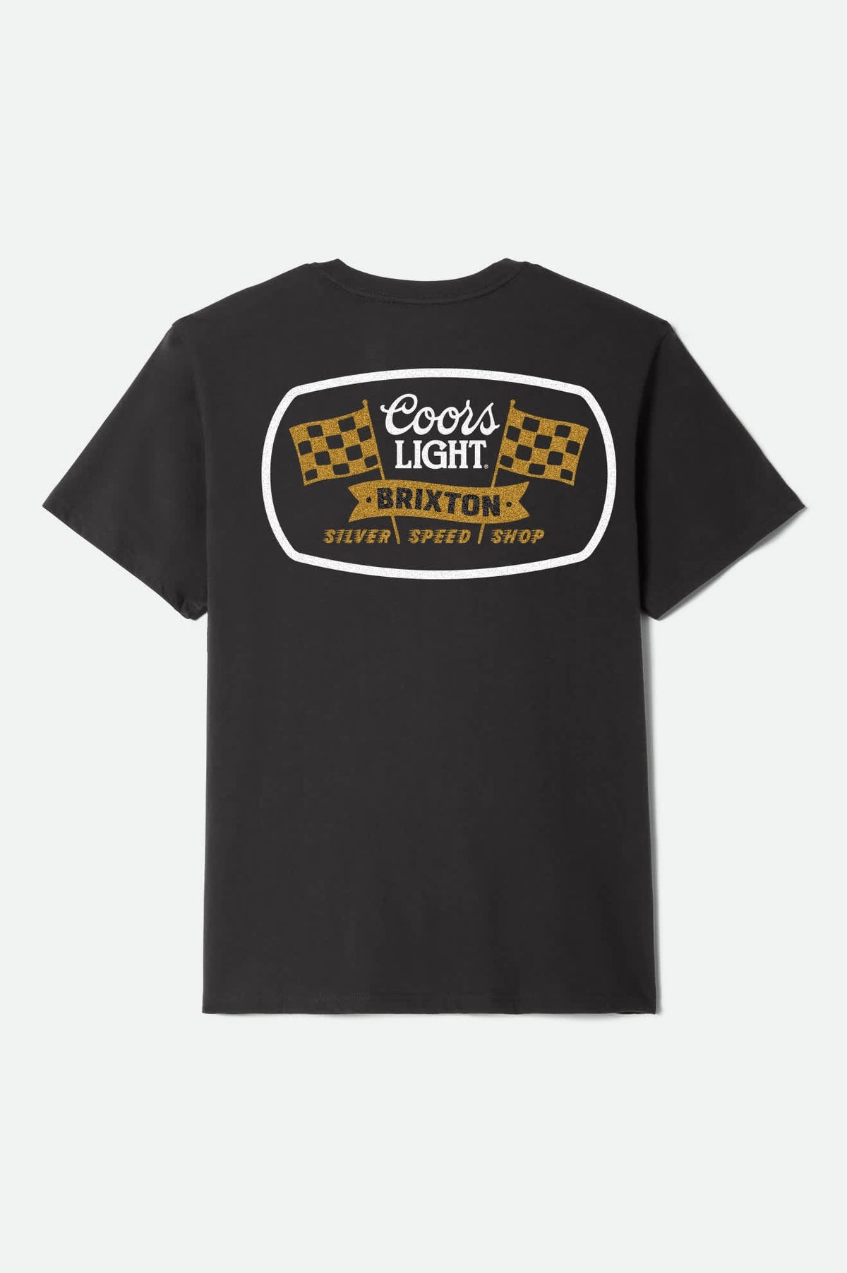 Men's Coors Light Pit Stop Short Sleeve Standard T-Shirt in Black