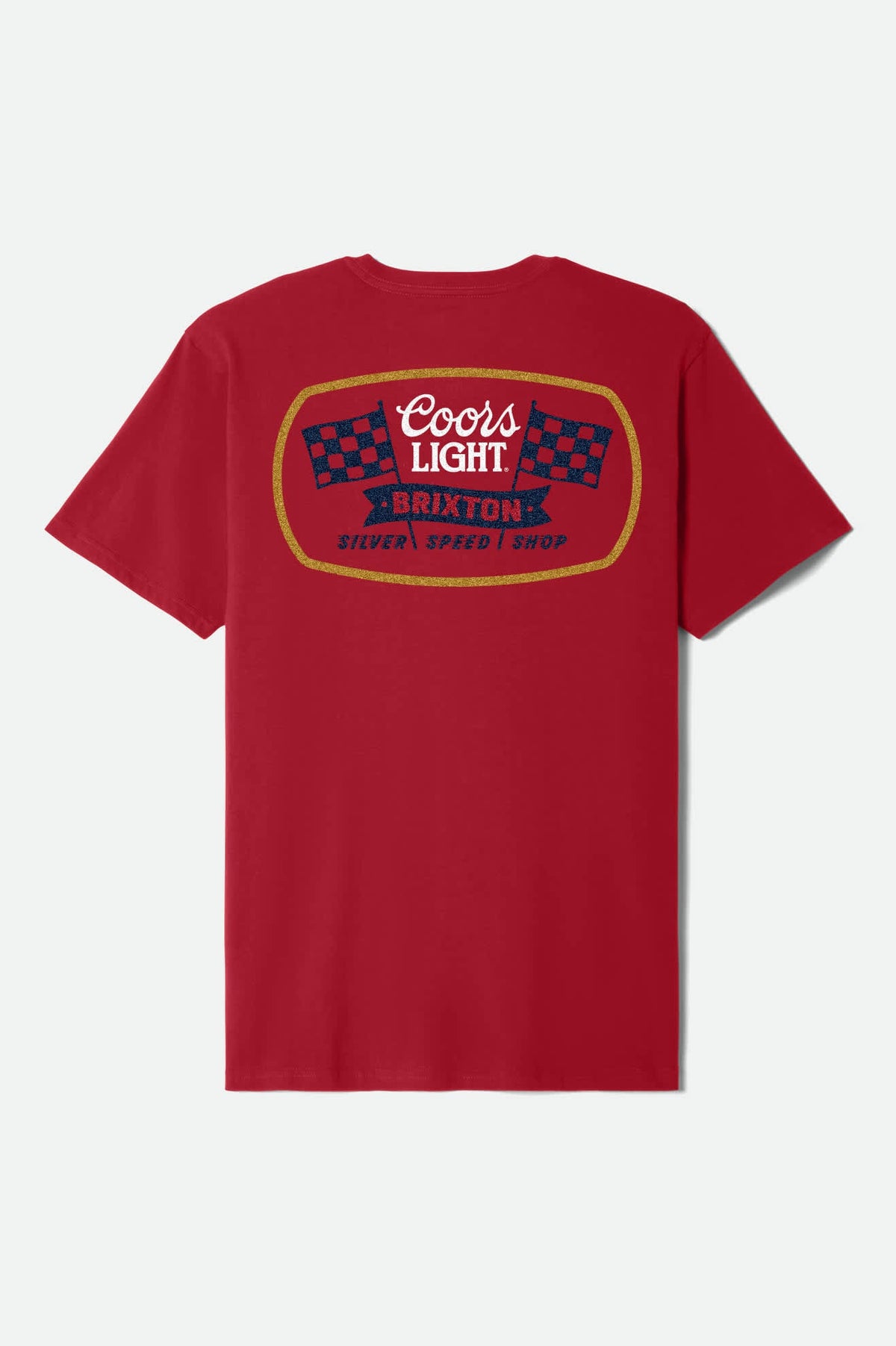 Men's Coors Light Pit Stop Short Sleeve Standard T-Shirt in Coors Red