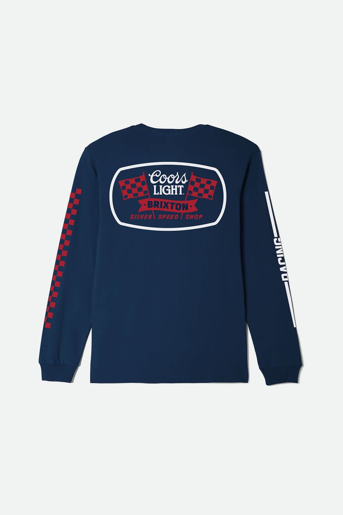 Men's Coors Light Pit Stop Long Sleeve Standard T-Shirt in Coors Navy
