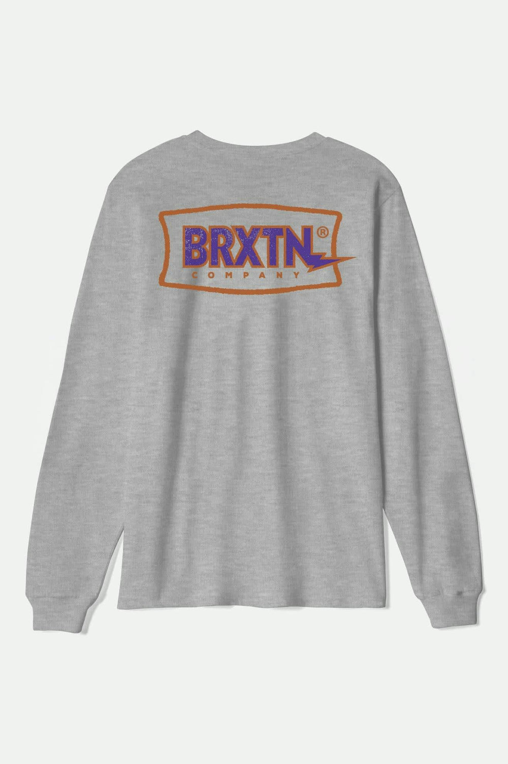 Men's Lightning Long Sleeve Standard T-Shirt in Graphite Heather