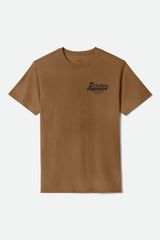Men's Township Short Sleeve Tailored T-Shirt in Washed Copper