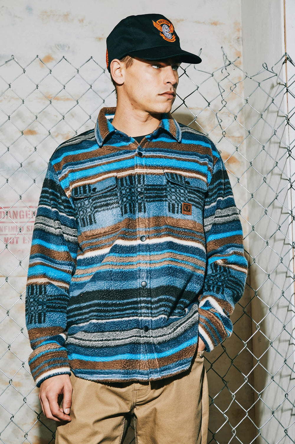 Unisex Payson Snapback in Black