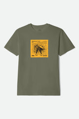 Men's Cuts Heavyweight Relaxed T-Shirt in Olive Surplus Classic Wash
