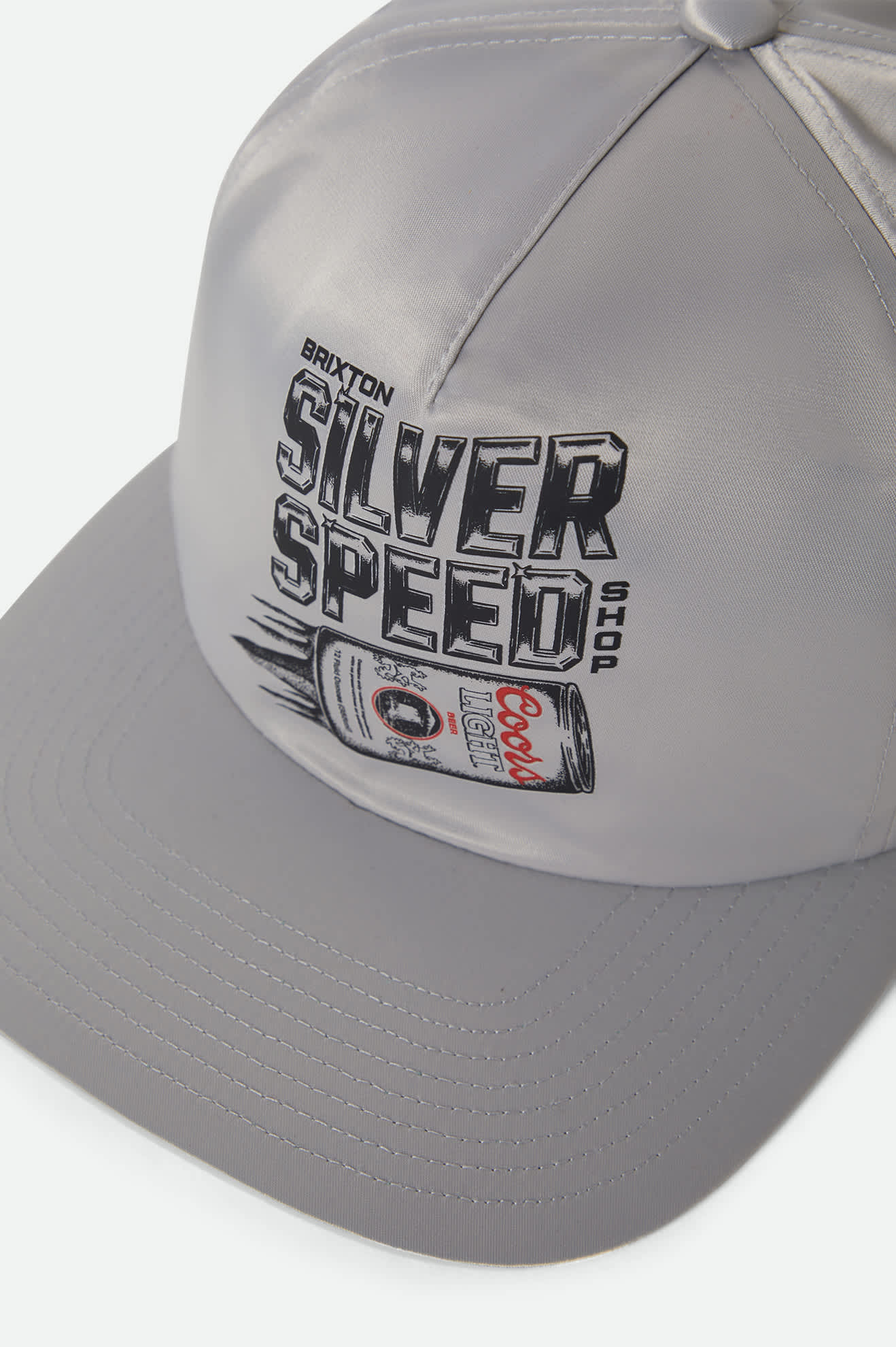 Unisex Coors Light Silver Speed Snapback in Silver