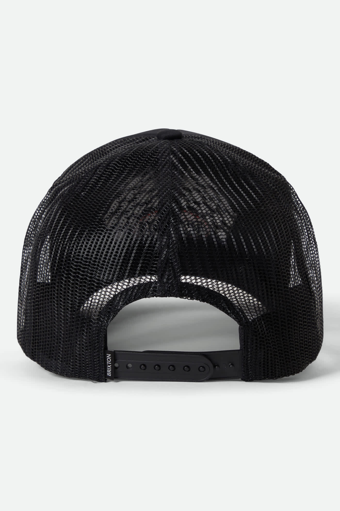 Women's Podium Netplus Trucker Hat in Black/Black