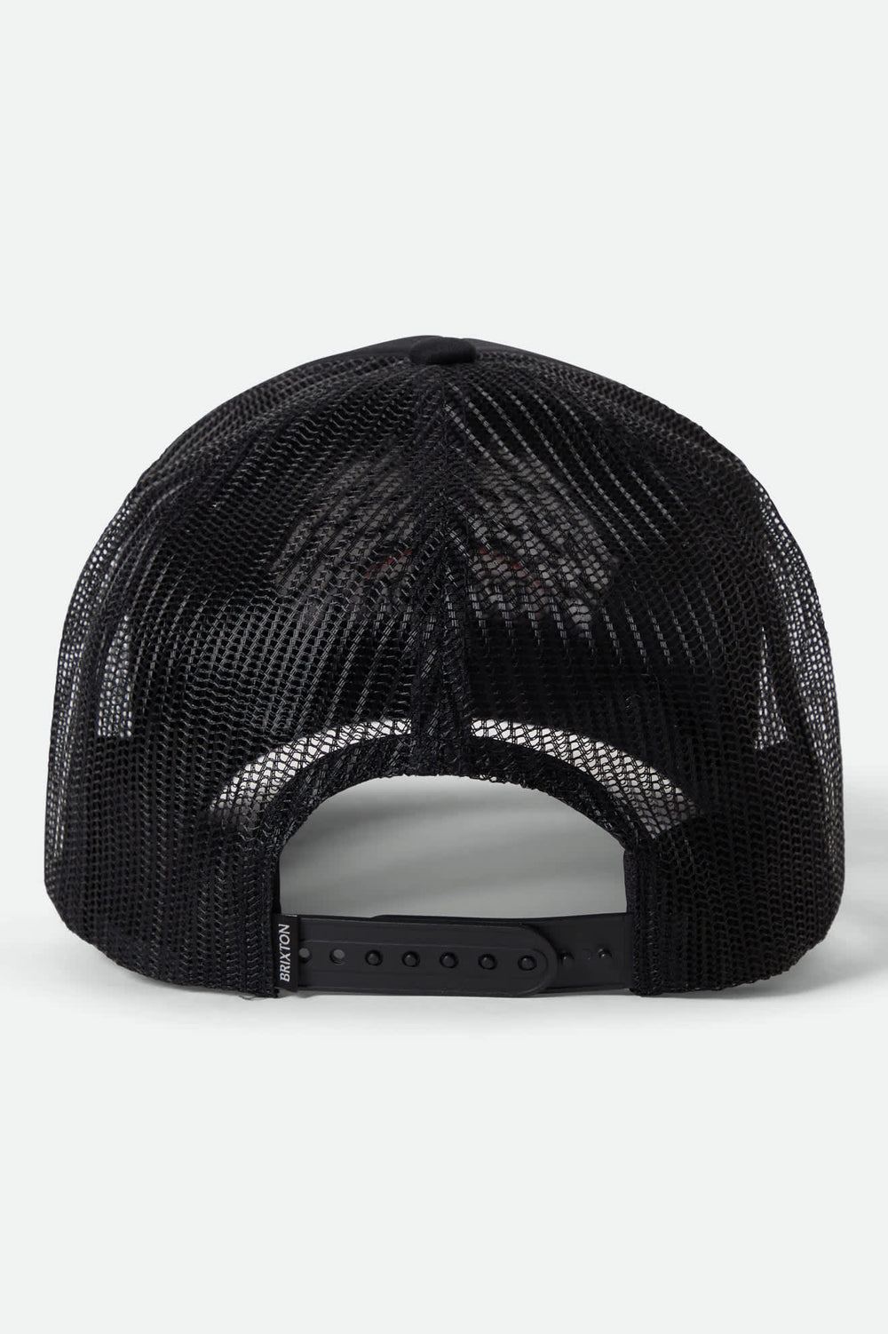 Women's Podium Netplus Trucker Hat in Black/Black