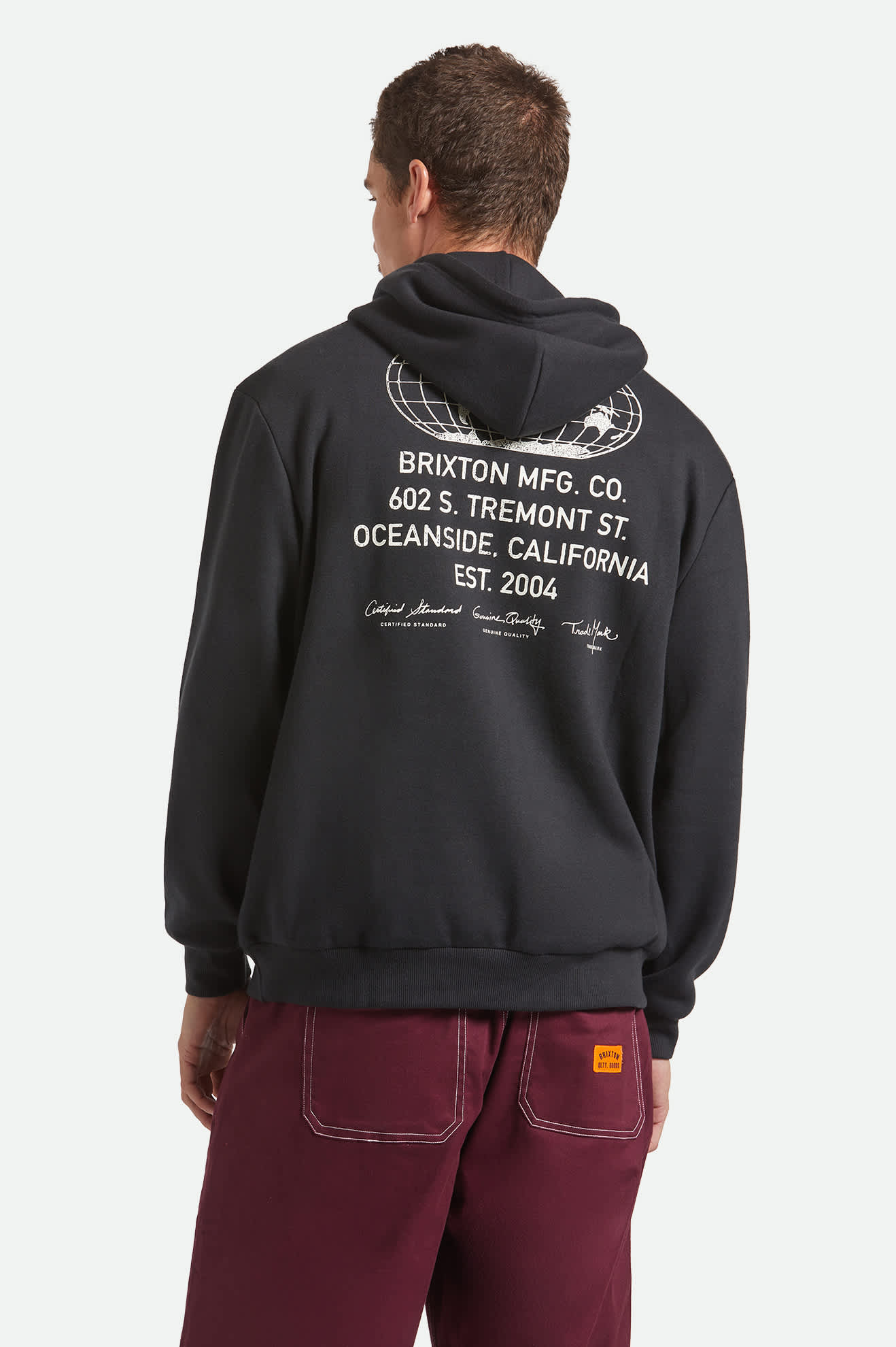 Men's Union Relaxed Hoodie in Black