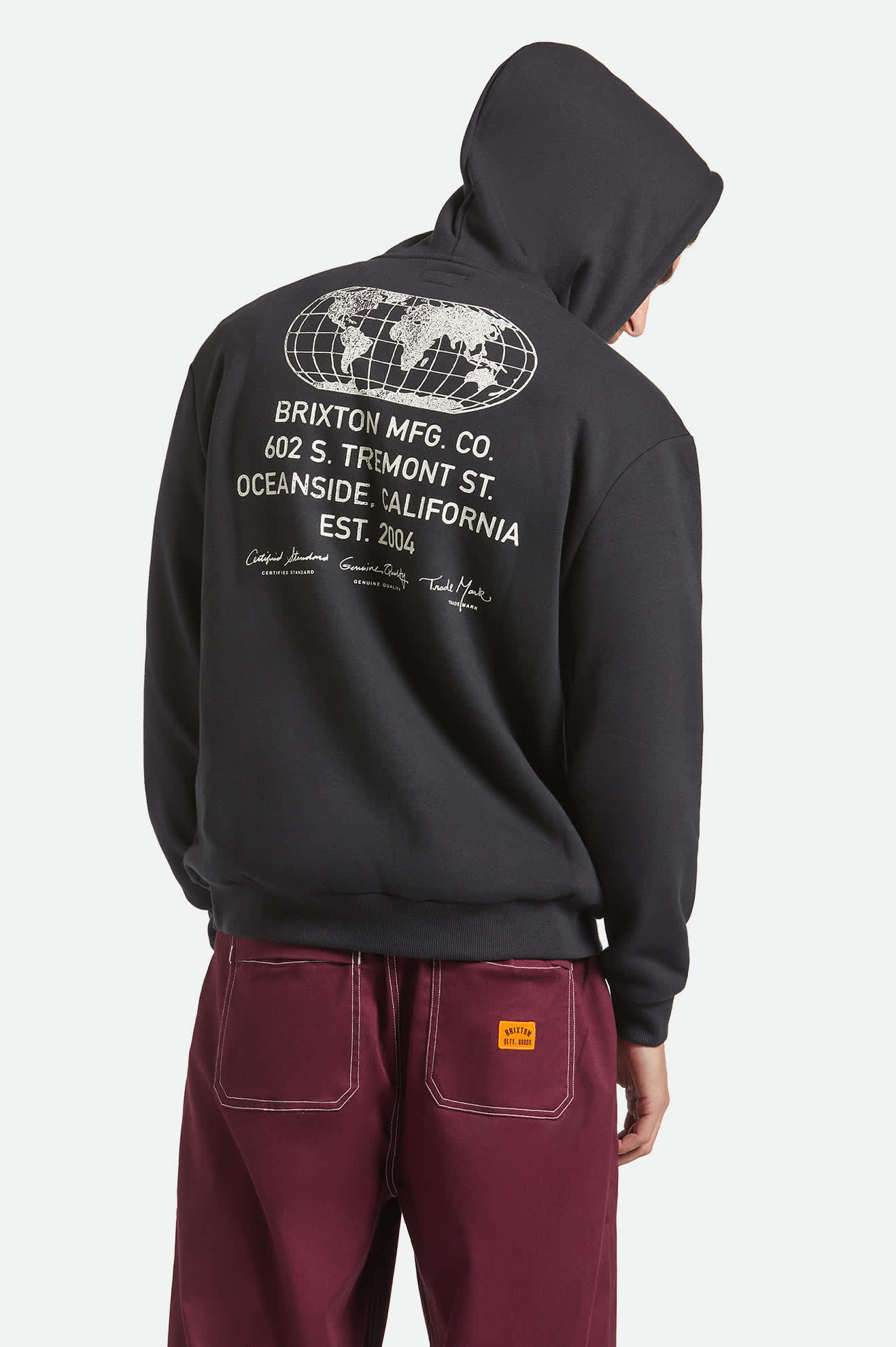 Men's Union Relaxed Hoodie in Black