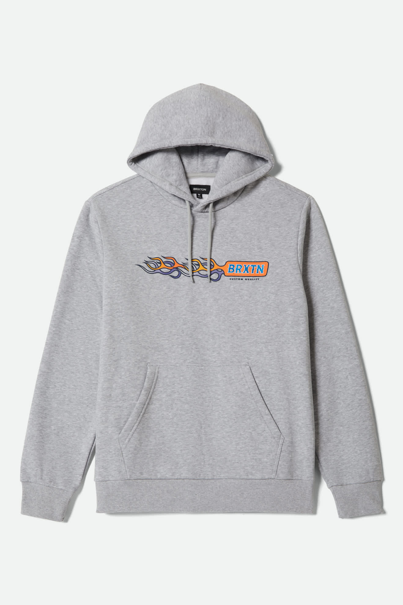 Men's Flames Hoodie in Gunmetal Heather