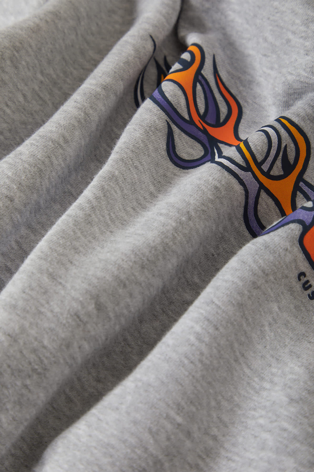 Men's Flames Hoodie in Gunmetal Heather